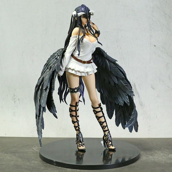 

japanese anime albedo pvc figure toy game statue anime figure collectible model doll gift