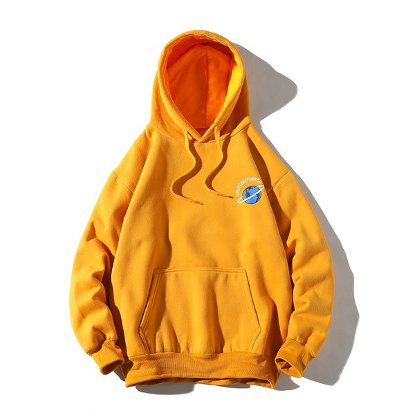 

hip hop men hoodies sweatshirt autumn winter new fashion warm fleece pullover sweatshirts mens print casual streetwear, Black