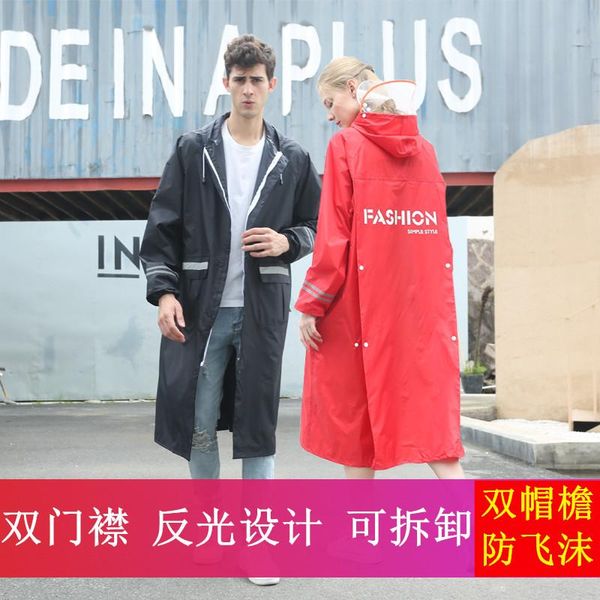 

raincoats long raincoat jacket waterproof outdoor hooded backpack impermeable fashion plastic poncho bg50rc