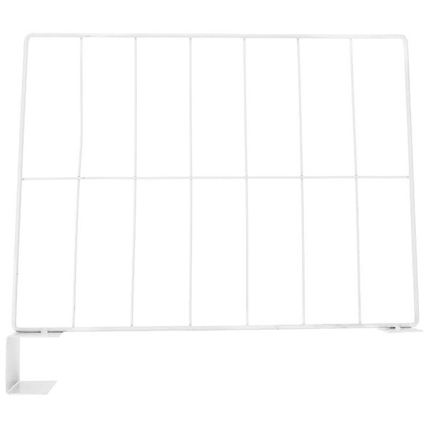 

hooks & rails 1pc shelf divider store goods separator commodity clapboard (white)