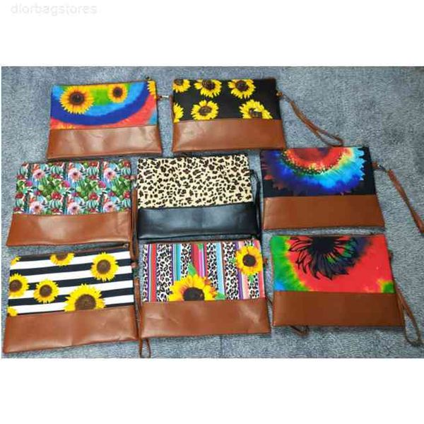 

wallet women's bag nightclub dinner fashion leopard print hand sunflower, Red;black
