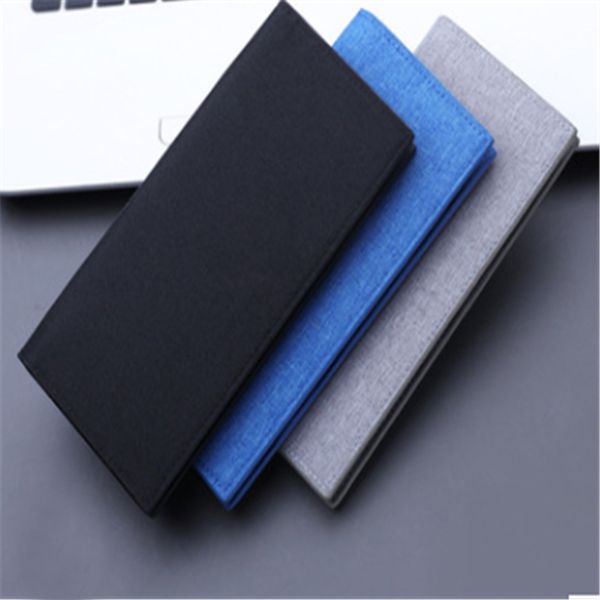 

long canvas wallet purse card bag men's purses new men oxford cloth wallets, Red;black