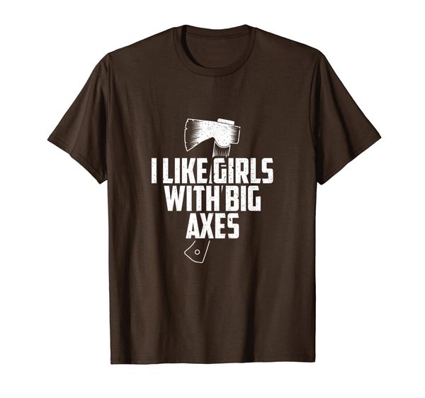 

Funny Axe Throwing I Like Girls With Big Axes T-Shirt, Mainly pictures