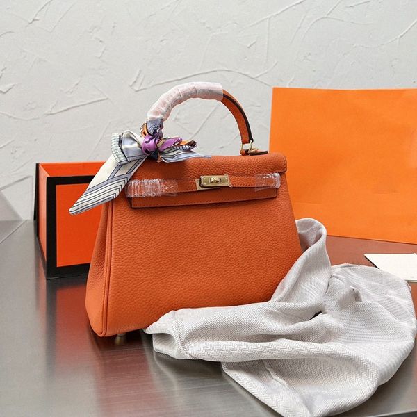 

classic designer women handbag shoulder bags crossbody style mini strap tote purse handbag genuine leather palm print kellies bag q2wf#