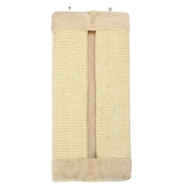 

cat toys pet corner wall hanging scratching board post mat scratcher,beige