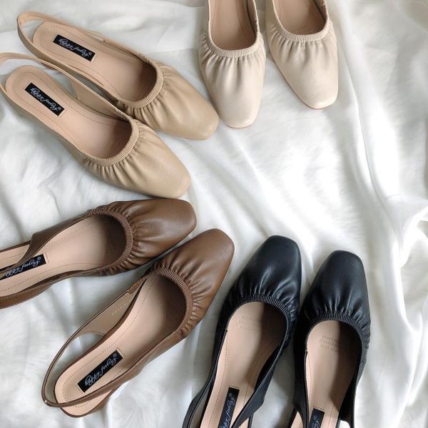 

sandals wrinkled vintage shoes for women blue heels green, Black