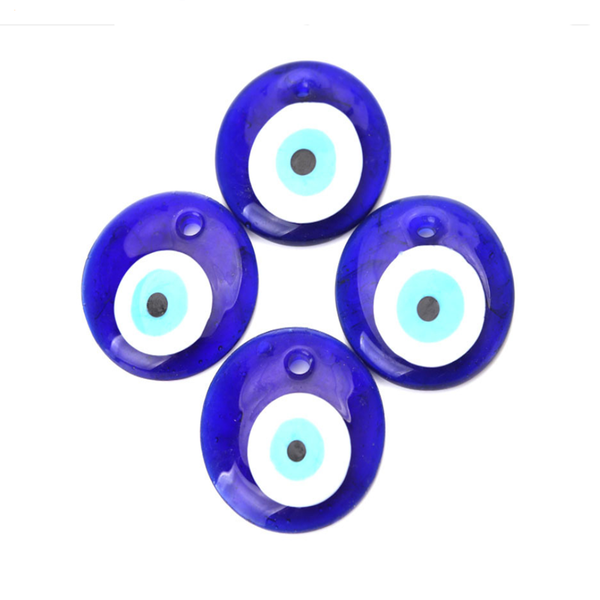 

charms trend lucky glass blue turkish evil eye pendant for necklace bracelet wall hanging women gift jewelry making, Bronze;silver