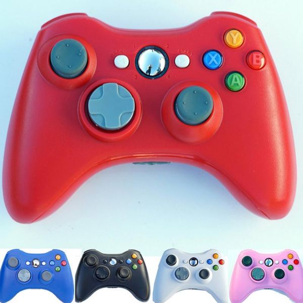 

game controllers & joysticks 2.4g wireless gamepad for xbox 360 console controller receiver controle microsoft joystick pc win7/8/10
