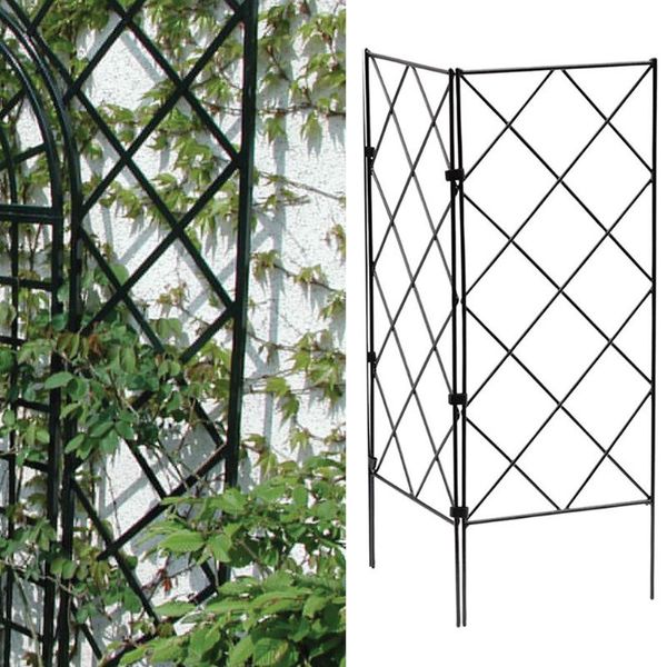 Abastecimento de jardim Outros 3pcs Trellis vegetais Casa Home dobrável A varanda reutilizável Planta suporta CAG de tomate conectável ao ar livre em vasos de ferro interior