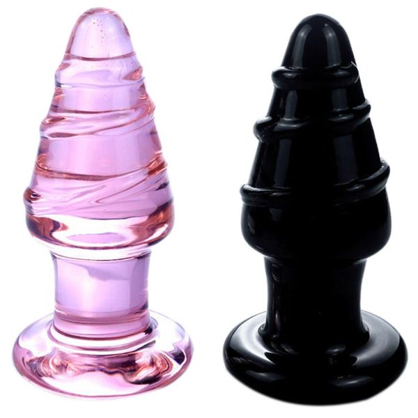 

2021 new butt plug glass waterproof stimulation lesbian toy