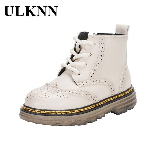 

boots ulknn 2021 girls children' short warm waterproof outdoor shoes fashion show kids high-zipper, Black;grey
