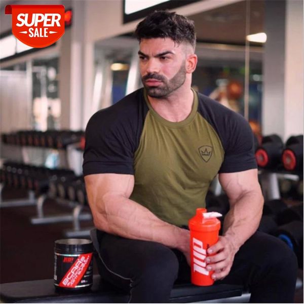 

summer men t shirt cotton gyms fitness bodybuilding shirts fashion casual male short sleeve tees clothing camiseta masculina #1d80, White;black