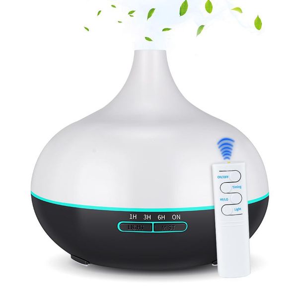 

1pcs 550ml remote control ultrasonic air humidifier essential oil diffuser aroma lamp aromatherapy electric mist humidifiers