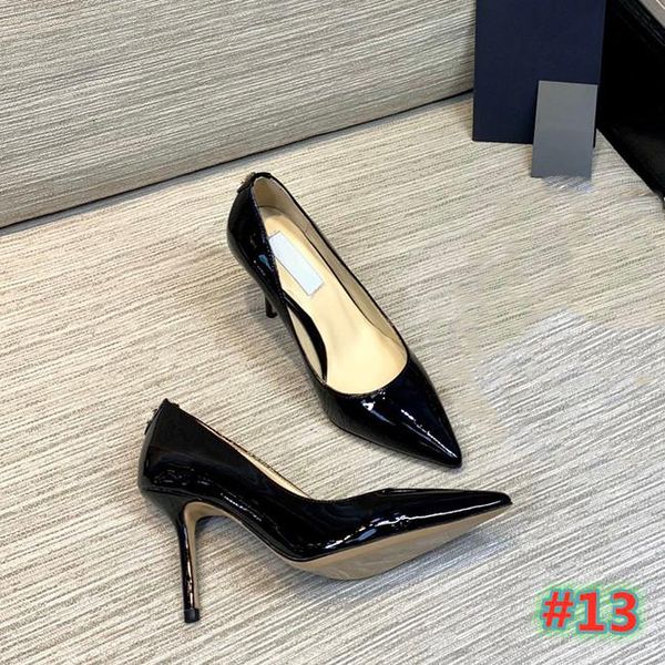 

designer fashion women's shoes suede / patent leather pointed high heels wedding party shoes formal shoes heel 5.5cm 8.5cm size, Black
