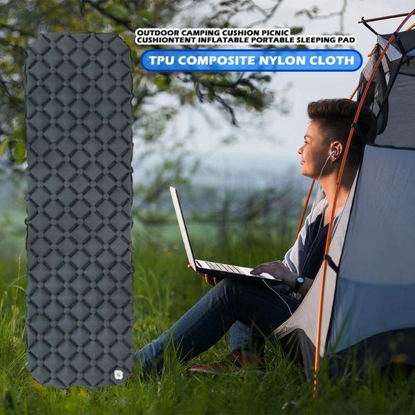 

waterproof sleeping cushion travel hiking inflatable mat tpu pad backpacking for family outdoor camping accessories