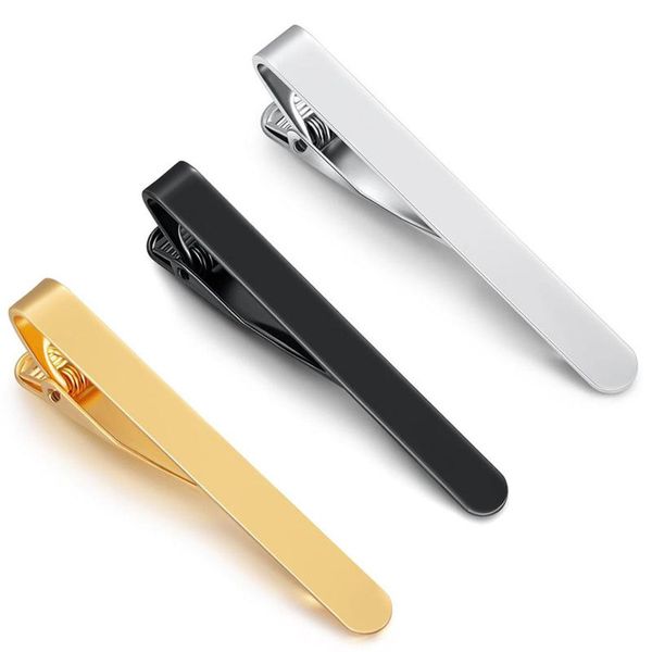 

gold silver black tie clips for men necktie ties bar pinch clip suitable for wedding anniversary business and daily life wholesale price