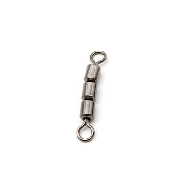 

fishing hooks 10pcs flexible triple quick connect bearing swivels high tensile spinning rolling stainless steel portable lightweight