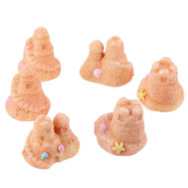 

curtain & drapes 6pcs micro landscape ornament sand beach decoration resin crafts