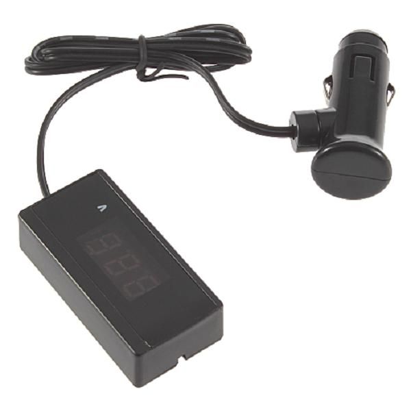 

2021 quality 2v/24v digital red led digital car auto vehicle battery voltage gauge volt meter voltmeter voltage tester free