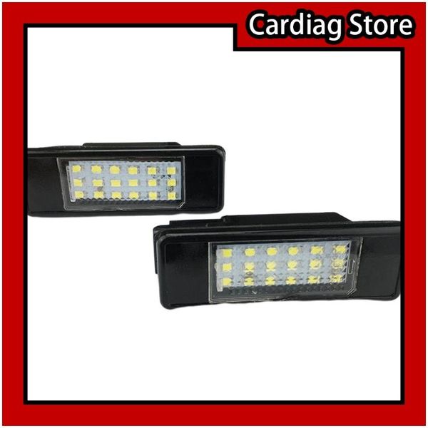 

emergency lights 2pcs/set license plate light lamp housing parking modification part for 207 308 c2 c3 c4 c5