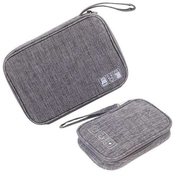 

storage bags travel portable cable organizer case ,electronic soft carrying usb, charger, power bank bag box