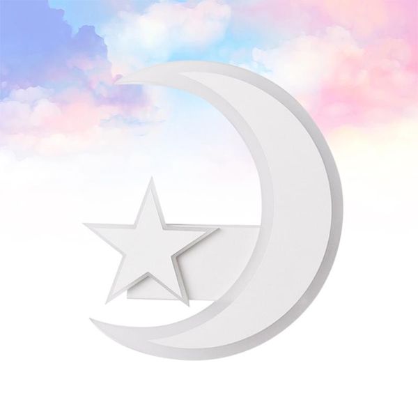 

wall lamp modern led light simple moon star bedroom decorative creative kids room for home living (15w, 110v-220