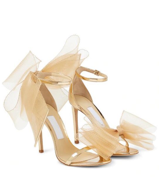 

women's sandal asymmetry aveline bow-trimmed sandalsmesh feather bow knot ankle strap open toe high heels fashion sophisticated evening, Black