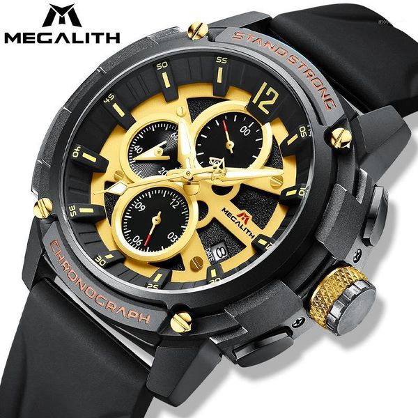

military sport watch men 30m waterproof luminous for fashion chronograph quartz wristwatches, Slivery;brown