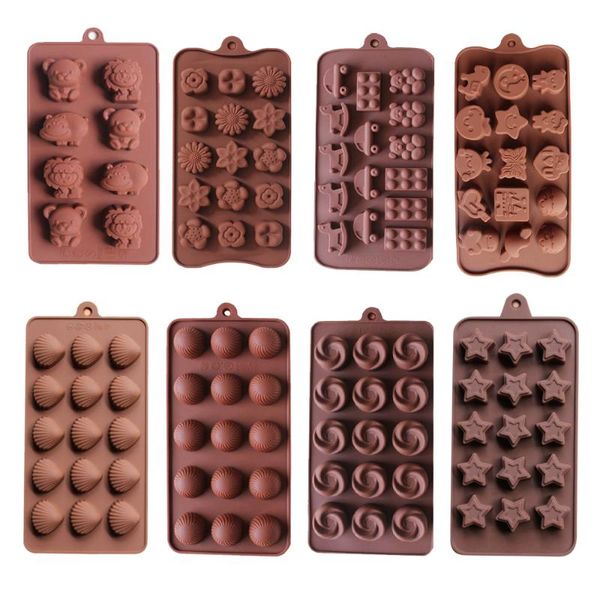 

baking moulds silicone mold for chocolate flower candy cake decorating tool biscuit pastry form gummy ice tray kids diy birthday