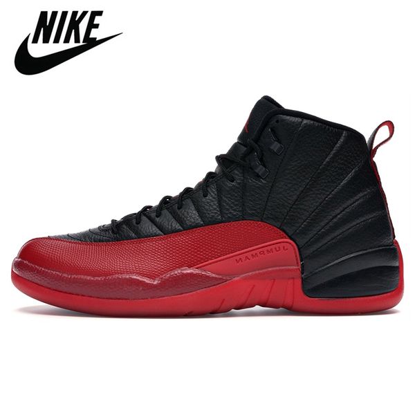 

men women basketball shoes nike air retro jordan 12 12s flu game french blue dark concord the master vachetta tan wings winterized mens trai, White;red