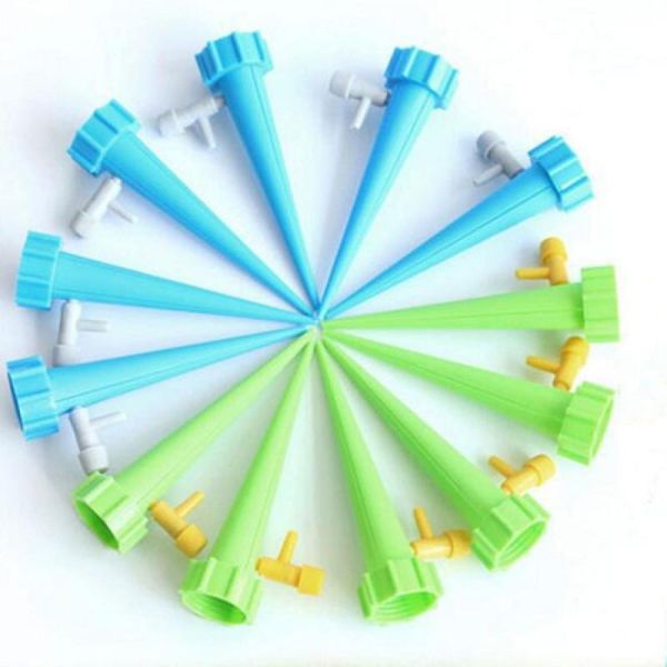 

watering equipments 12 pcs auto drip irrigation system dripper spike kits garden household plant flower automatic waterer tools
