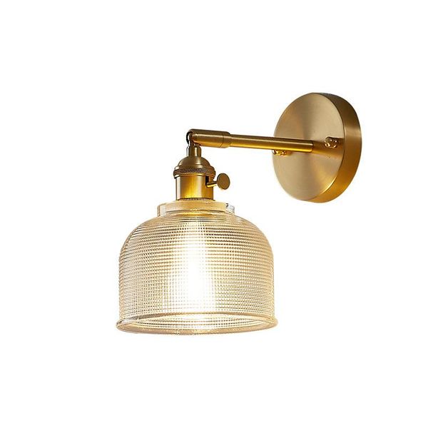 

wall lamp modern glass light e27 led copper switch sconce for bedroom suit 90-260v