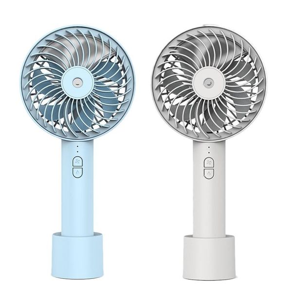 

electric fans 2000mah handheld fan portable misting with 20ml water tank personal cooling humidifier usb rechargeable