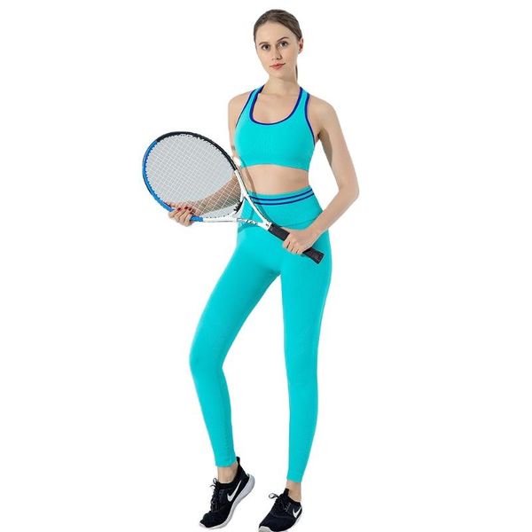 

yoga outfit 2021 pants bra set for workout seamless fitness women leggings high waist elastic push up sports gym clothes