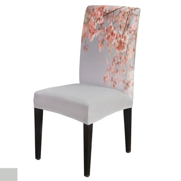 

chair covers retro cherry blossom cover for dining room chairs high back living sets home kitchen
