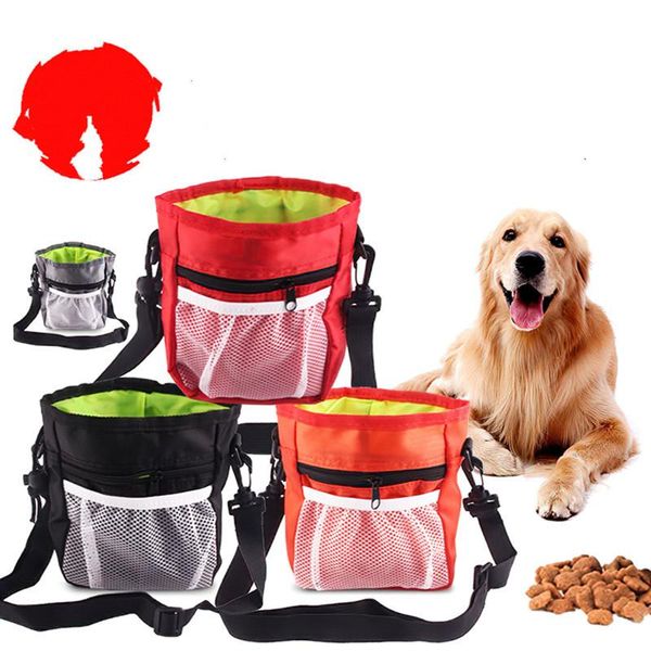 

pet training bag snack bag outdoor waist portable two-in-one foldable dog supplies