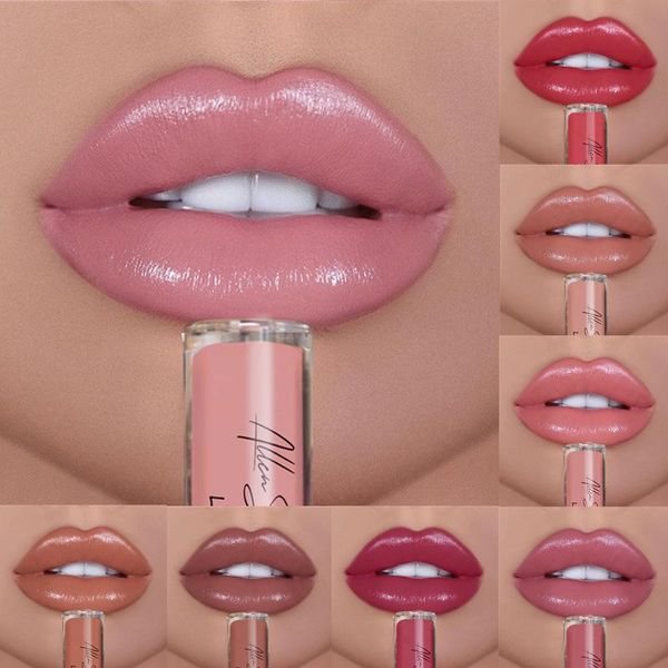 

women lipstick waterproof long lasting moist lip gloss vivid colorful lipgloss women makeup maquiagem