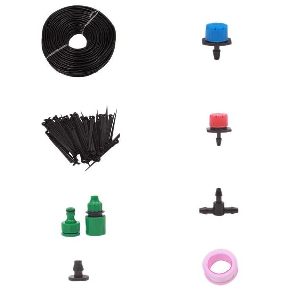 

watering equipments 25m 30pcs garden diy automatic micro-drip irrigation system self kits adjustable dripper spray cooling