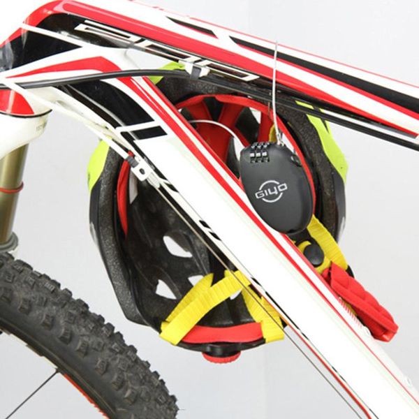 

bike locks 1pc steel wire lock bicycle anti theft mini password security cable for bicycles mtb black