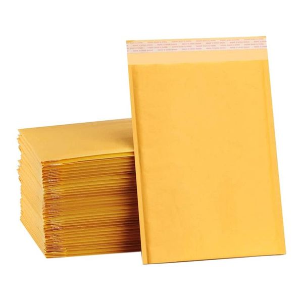 

packing bags 6x7 inches padded envelopes kraft bubble mailers small 25pcs