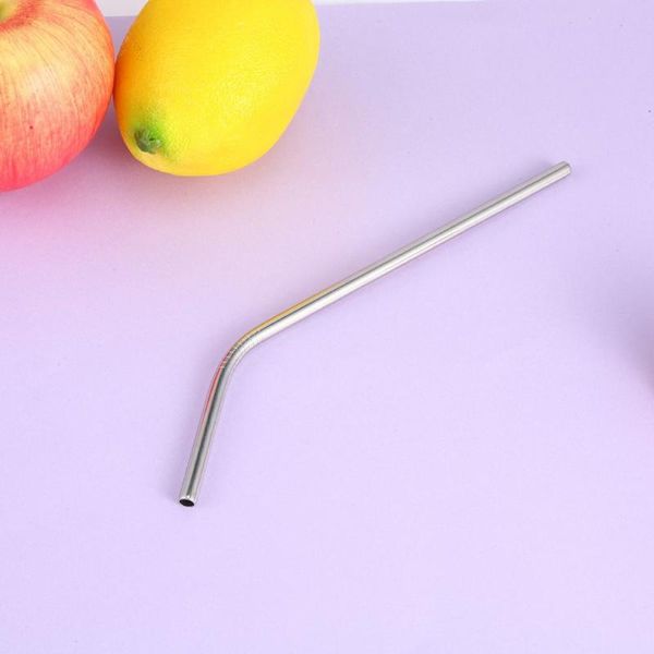 

drinking straws reusable stainless steel straw titanium-plated colored washable metal milk drink high density