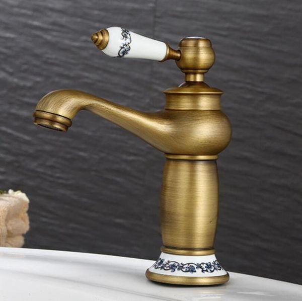 

bathroom sink faucets luxury ceramic handle basin bath faucet european retro single for cold and water mixer tap