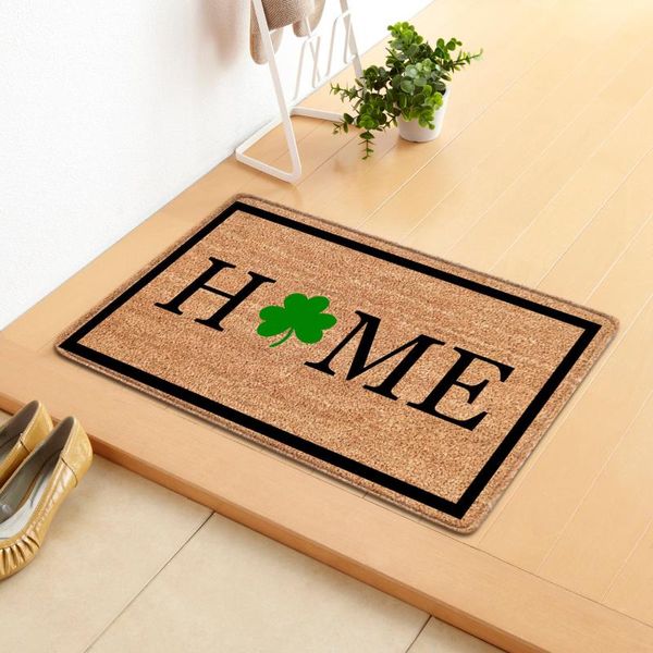 

carpets wujie "home" pattern kitchen non-slip rug doormats mat st. patrick's day area rugs for living room carpet anti-slip f