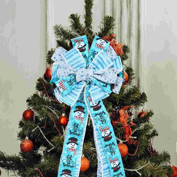 

gift wrap 1pc xmas tree bow ornament festival door christmas party decor