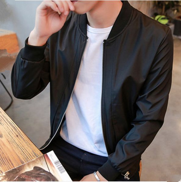 

spring and autumn new korean slim thin casual jacket coat young students men's fashion, Black;brown
