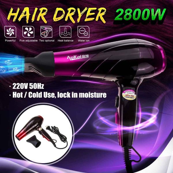 

electric hair brushes dryer 2800w professional salon hairdressing blow cold wind high-power 5gears detachable air inlet