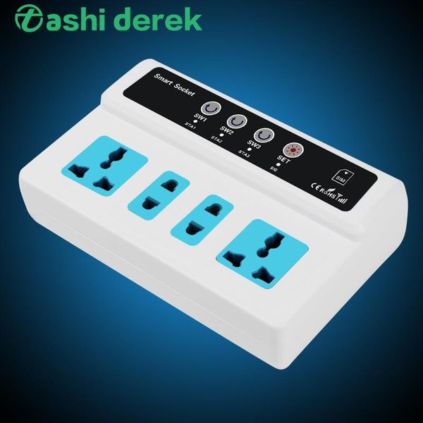 

smart home control sc4 wireless socket temperature-linked 4button gsm remote intelligent with teperature sensor