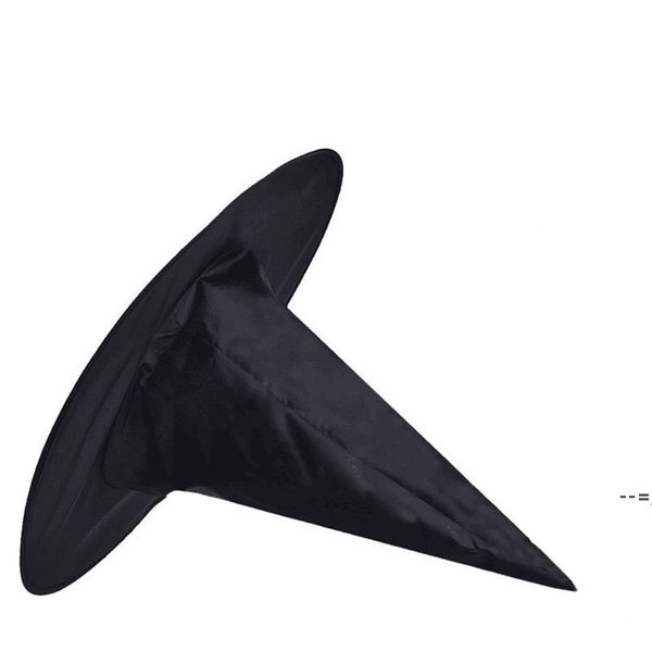 NUOVOHalloween Black Spire Wizard Hat Hallowmas Party Costumi Cosplay Puntelli Cap Decorazione Festival Mago Caps Streghe Cappelli LLE9094