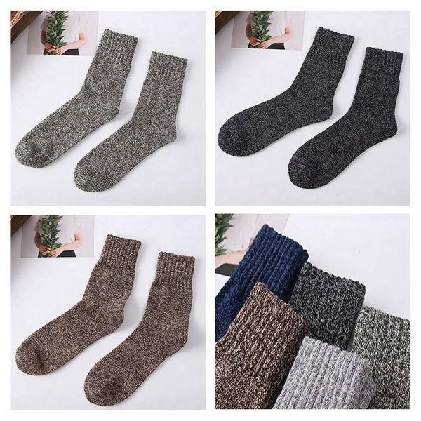 

herfst/winter wollen cato men business national wind news socks funny, Black