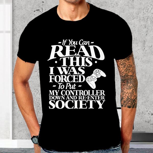 

new game dinosaur letters printed street hip hop pullover men's t-shirt, White;black